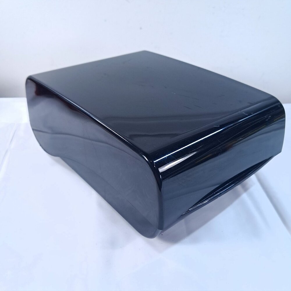 ROLODEX BC-102 covered Business Card box File Organizer‎ Divider Black Plastic